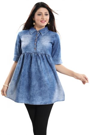 what a combination of indowestern outfits kurta with denim jacket loved  this idea chic n stylish … | Trendy dress outfits, Indian designer outfits,  Stylish dresses